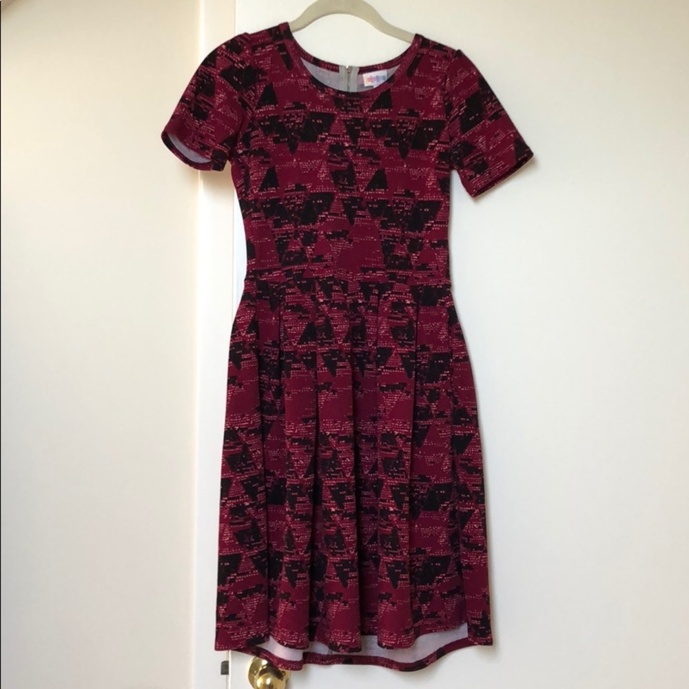 LuLaRoe dark purple dress